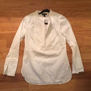 J. Crew Piqué bib shirt